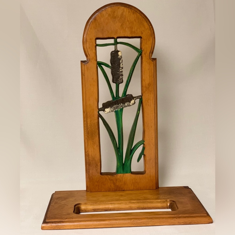 Duck Decoy Wall Hanging Display Shelf Home Deco Handcrafted Woodwork Collectible